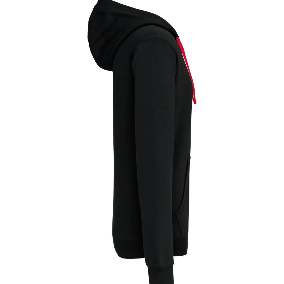 Kariban K466 - Sweat-shirt zippé capuche contrastée