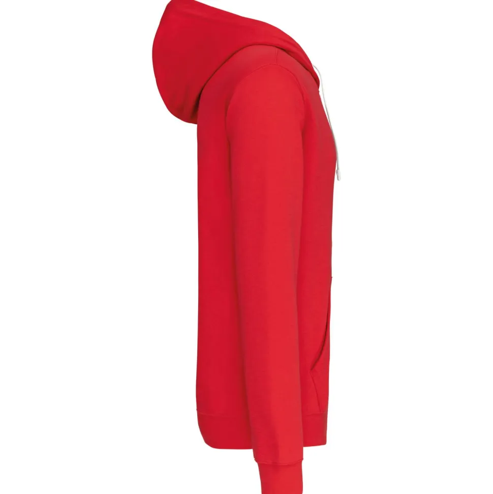 Kariban K466 - Sweat-shirt zippé capuche contrastée