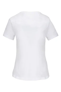 Kariban K399 - T-shirt Bio col à bords francs manches courtes femme