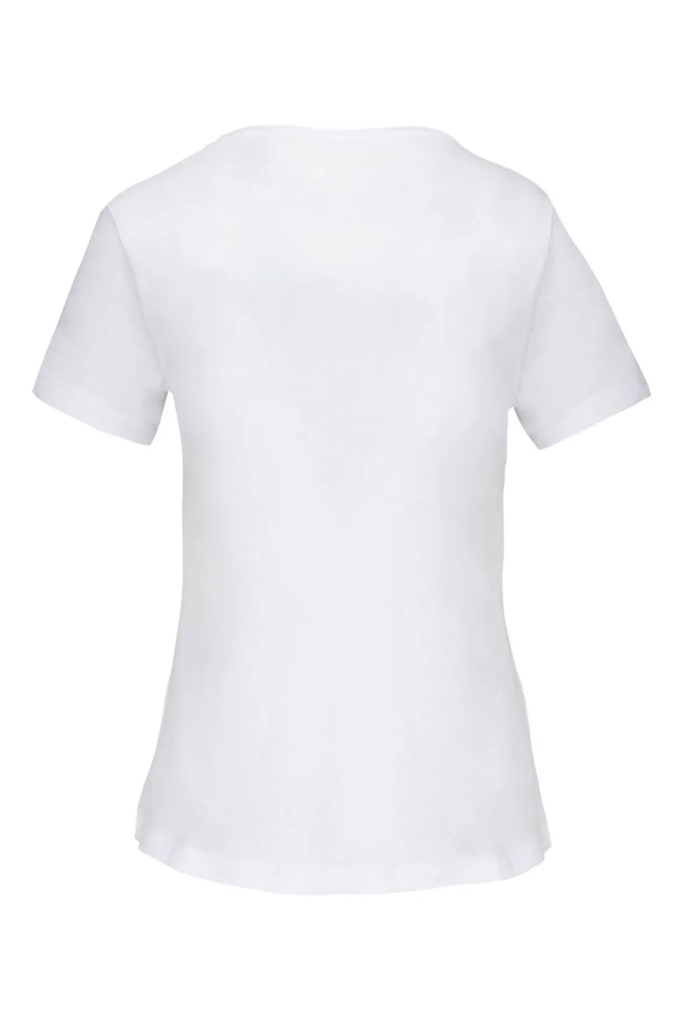 Kariban K399 - T-shirt Bio col à bords francs manches courtes femme