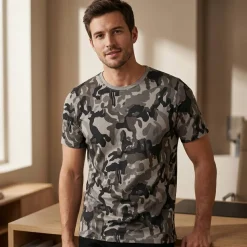 Kariban K3030 - T-shirt camo manches courtes homme