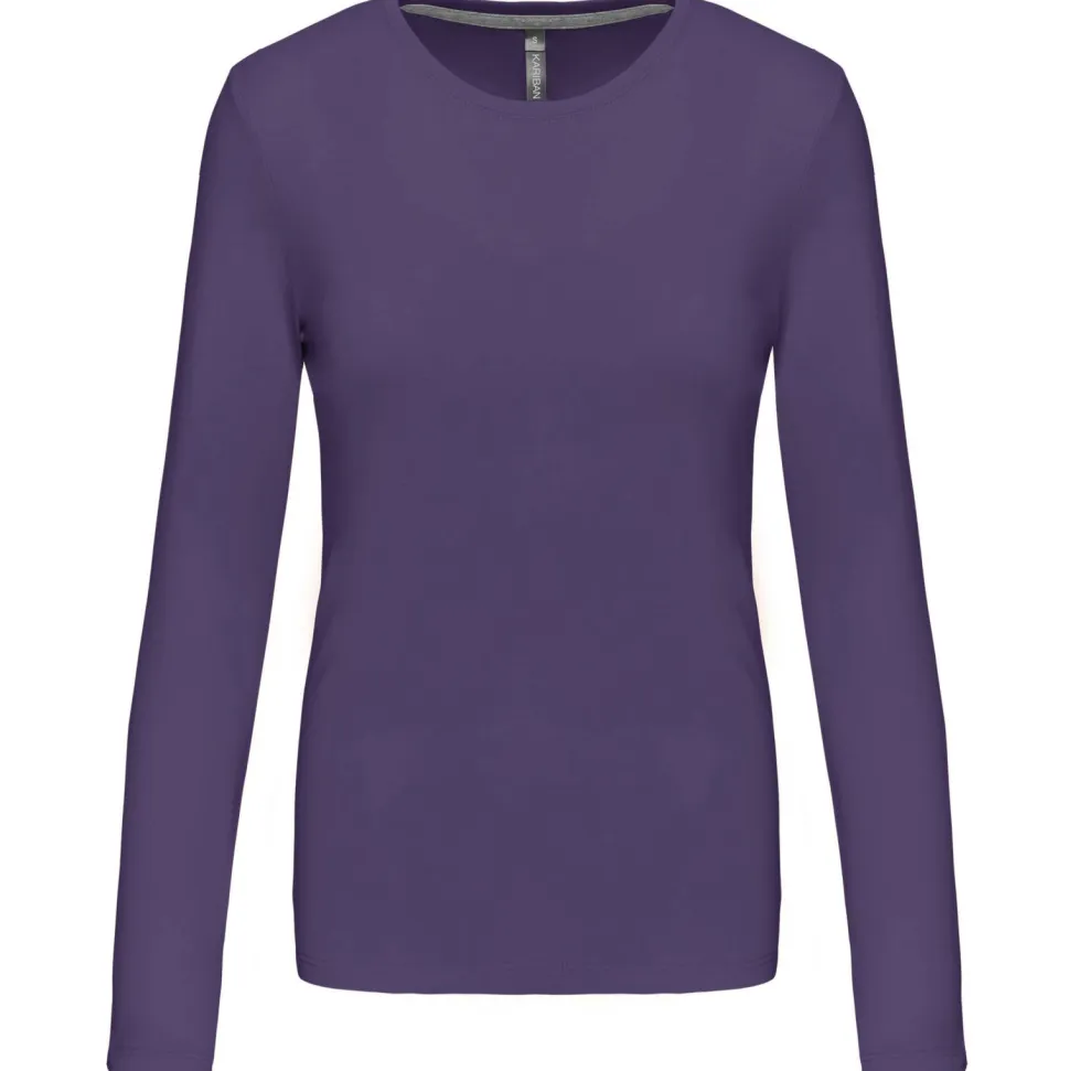 Kariban K383 - T-SHIRT COL ROND MANCHES LONGUES FEMME
