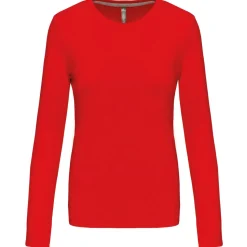 Kariban K383 - T-SHIRT COL ROND MANCHES LONGUES FEMME