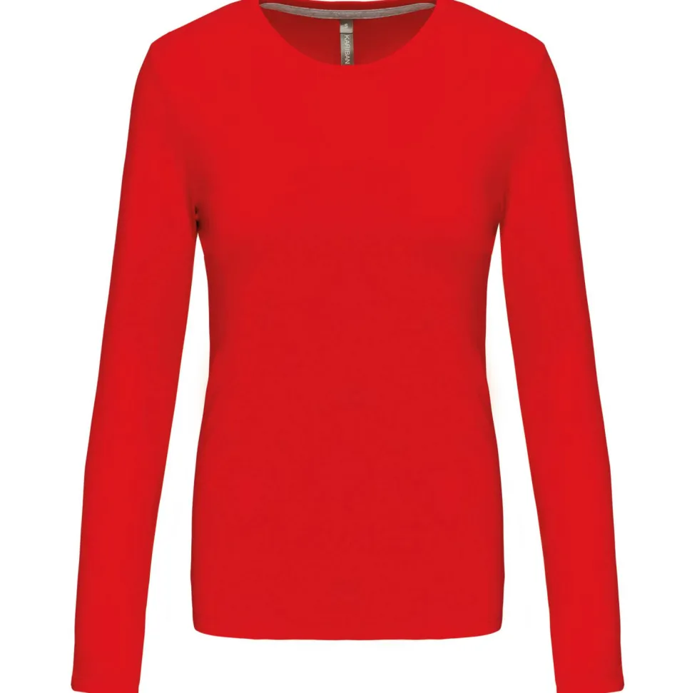 Kariban K383 - T-SHIRT COL ROND MANCHES LONGUES FEMME