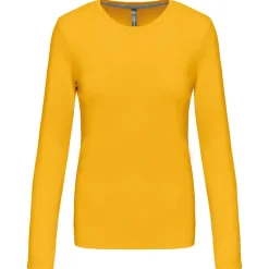 Kariban K383 - T-SHIRT COL ROND MANCHES LONGUES FEMME