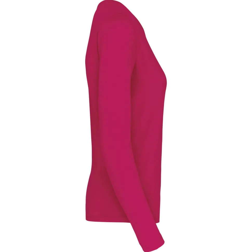 Kariban K383 - T-SHIRT COL ROND MANCHES LONGUES FEMME
