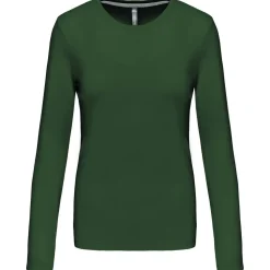 Kariban K383 - T-SHIRT COL ROND MANCHES LONGUES FEMME