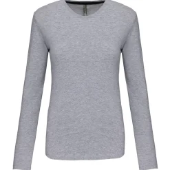 Kariban K383 - T-SHIRT COL ROND MANCHES LONGUES FEMME