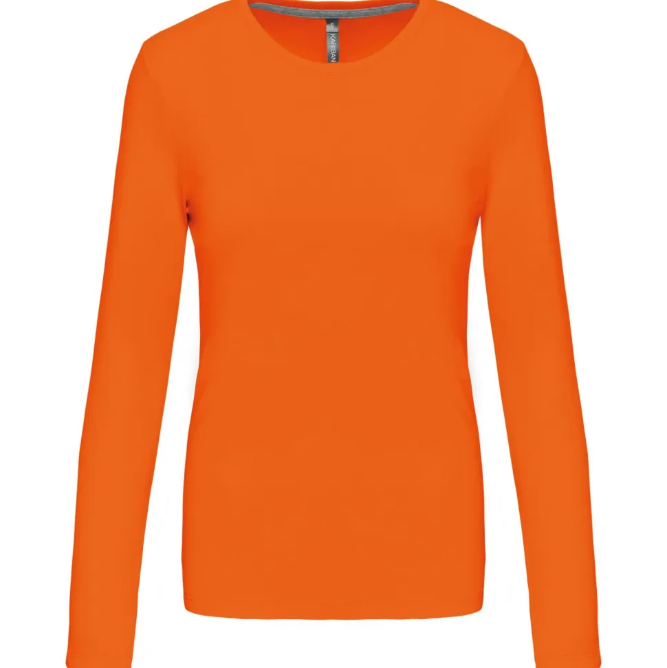 Kariban K383 - T-SHIRT COL ROND MANCHES LONGUES FEMME