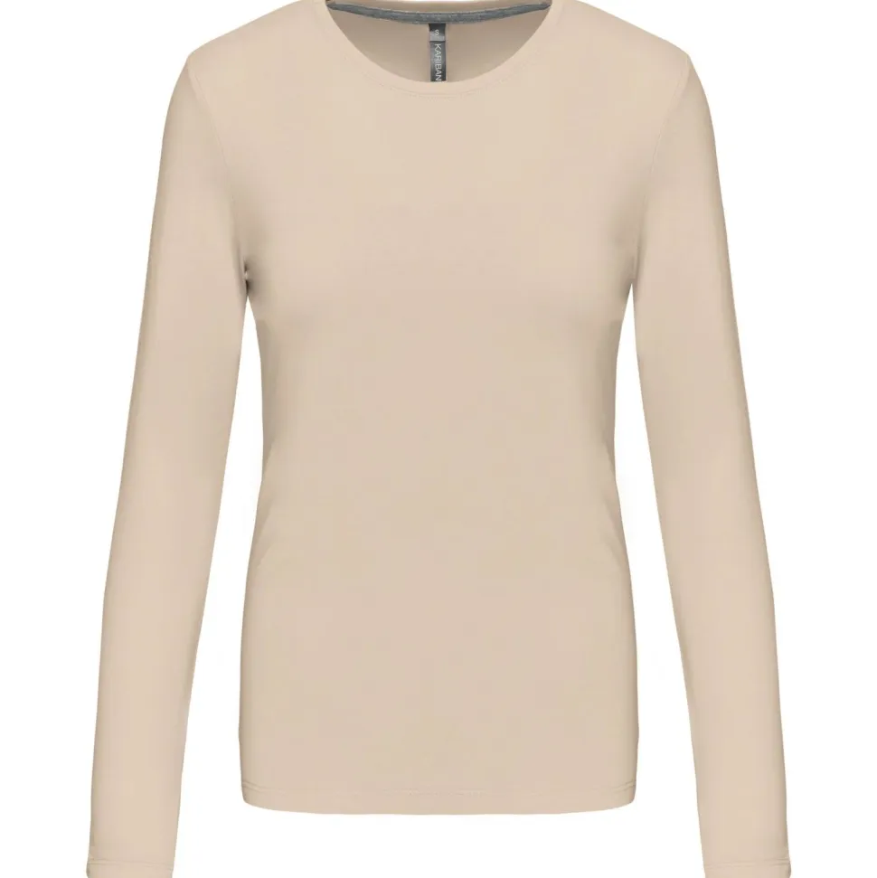 Kariban K383 - T-SHIRT COL ROND MANCHES LONGUES FEMME