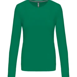 Kariban K383 - T-SHIRT COL ROND MANCHES LONGUES FEMME
