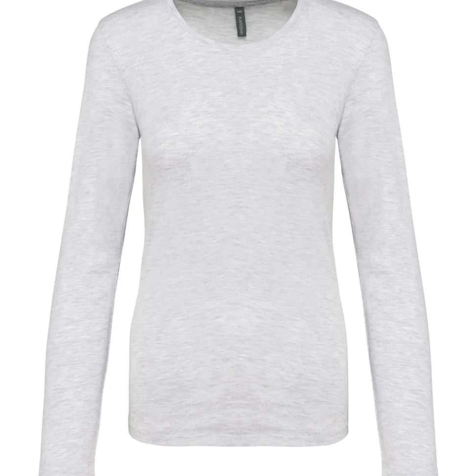 Kariban K383 - T-SHIRT COL ROND MANCHES LONGUES FEMME