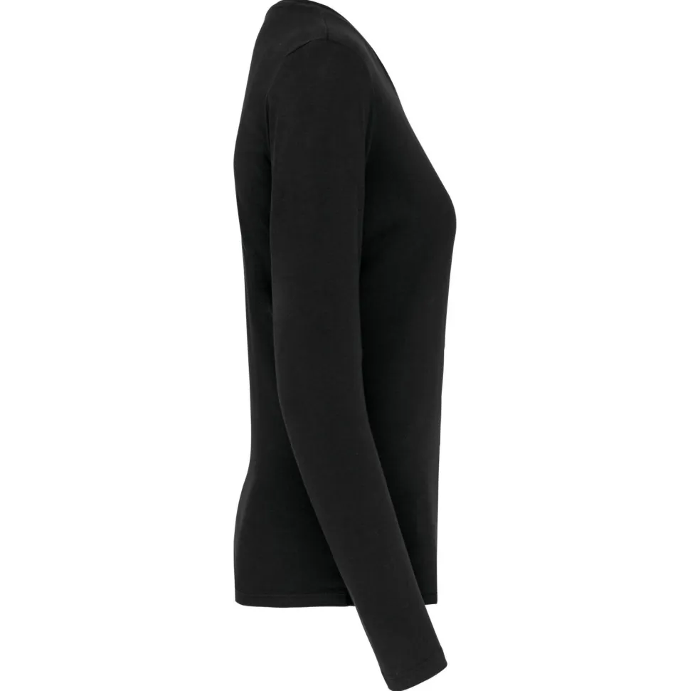 Kariban K383 - T-SHIRT COL ROND MANCHES LONGUES FEMME