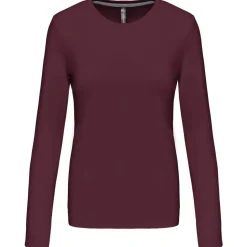 Kariban K383 - T-SHIRT COL ROND MANCHES LONGUES FEMME