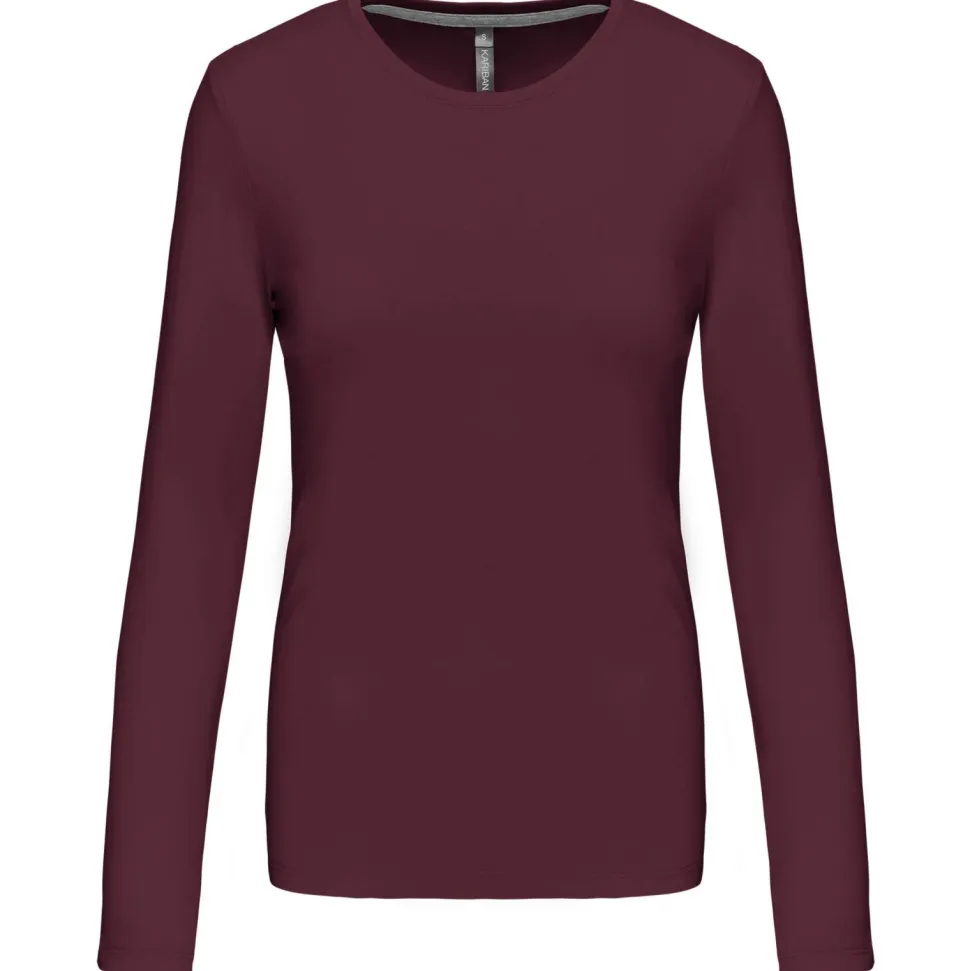 Kariban K383 - T-SHIRT COL ROND MANCHES LONGUES FEMME