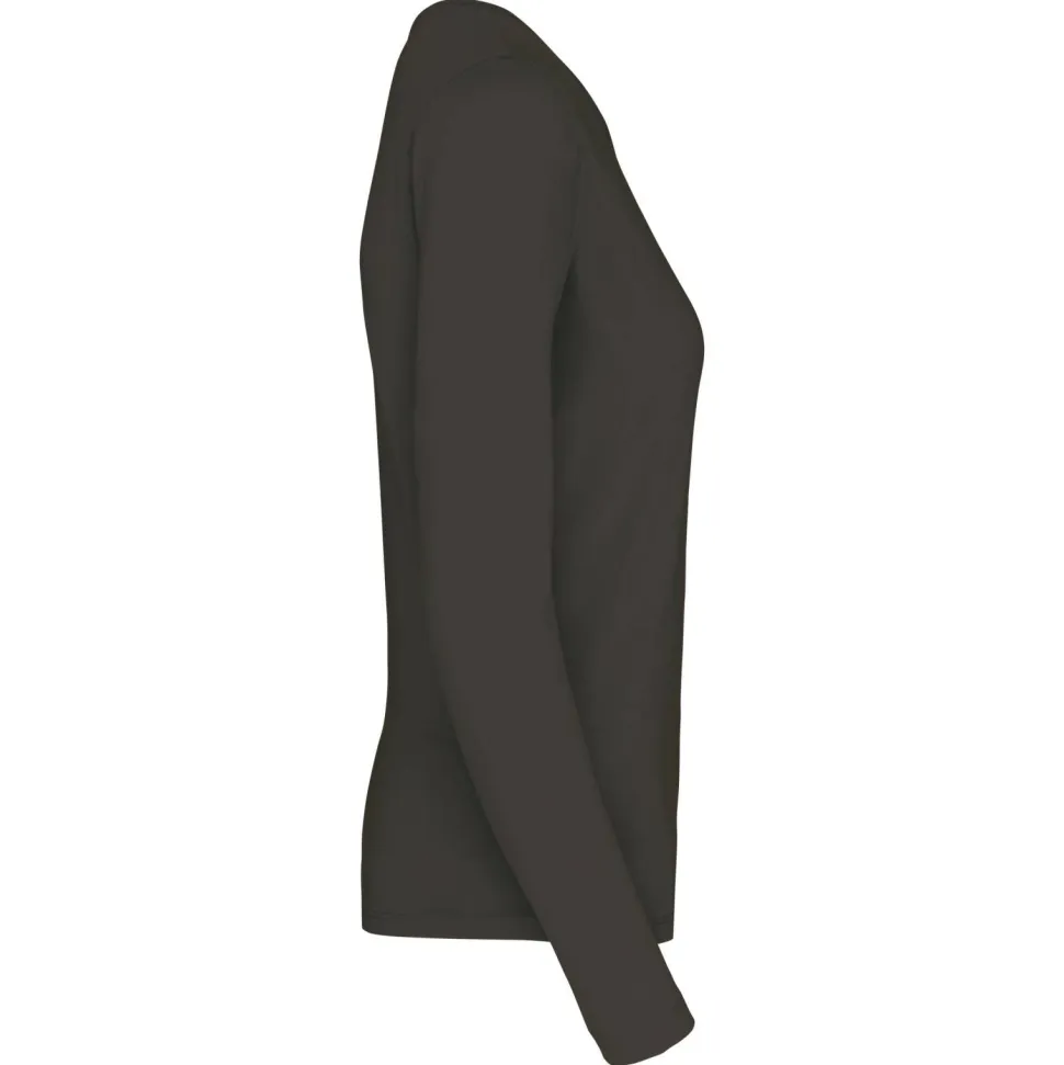 Kariban K383 - T-SHIRT COL ROND MANCHES LONGUES FEMME