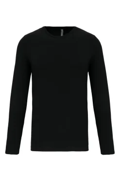 Kariban K3016 - T-shirt col rond manches longues homme