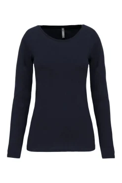 Kariban K3017 - T-shirt col rond manches longues femme
