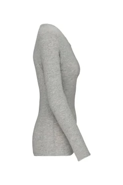 Kariban K3017 - T-shirt col rond manches longues femme
