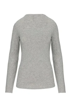 Kariban K3017 - T-shirt col rond manches longues femme