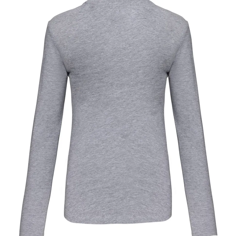 Kariban K382 - T-SHIRT COL V MANCHES LONGUES FEMME