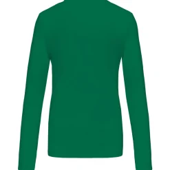 Kariban K382 - T-SHIRT COL V MANCHES LONGUES FEMME