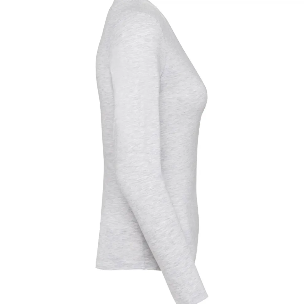 Kariban K382 - T-SHIRT COL V MANCHES LONGUES FEMME