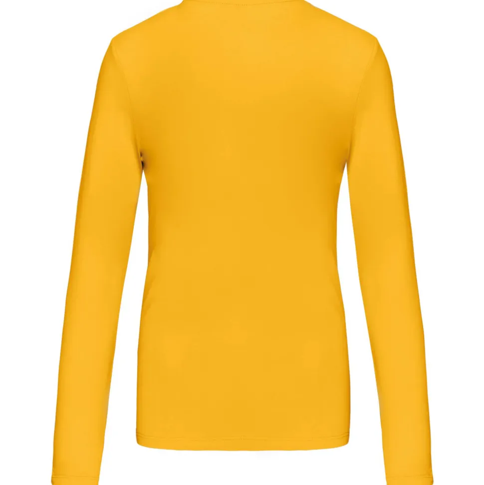 Kariban K382 - T-SHIRT COL V MANCHES LONGUES FEMME