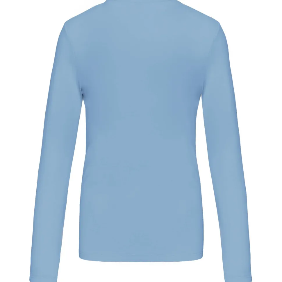 Kariban K382 - T-SHIRT COL V MANCHES LONGUES FEMME