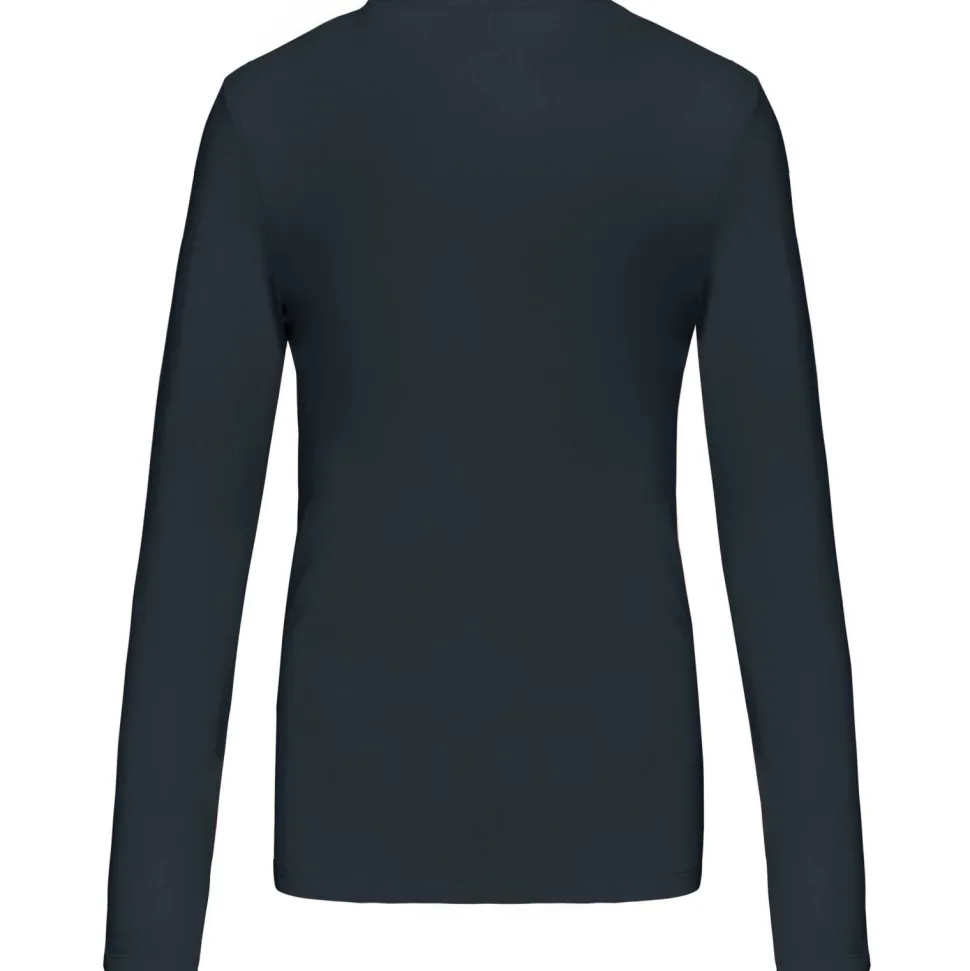 Kariban K382 - T-SHIRT COL V MANCHES LONGUES FEMME