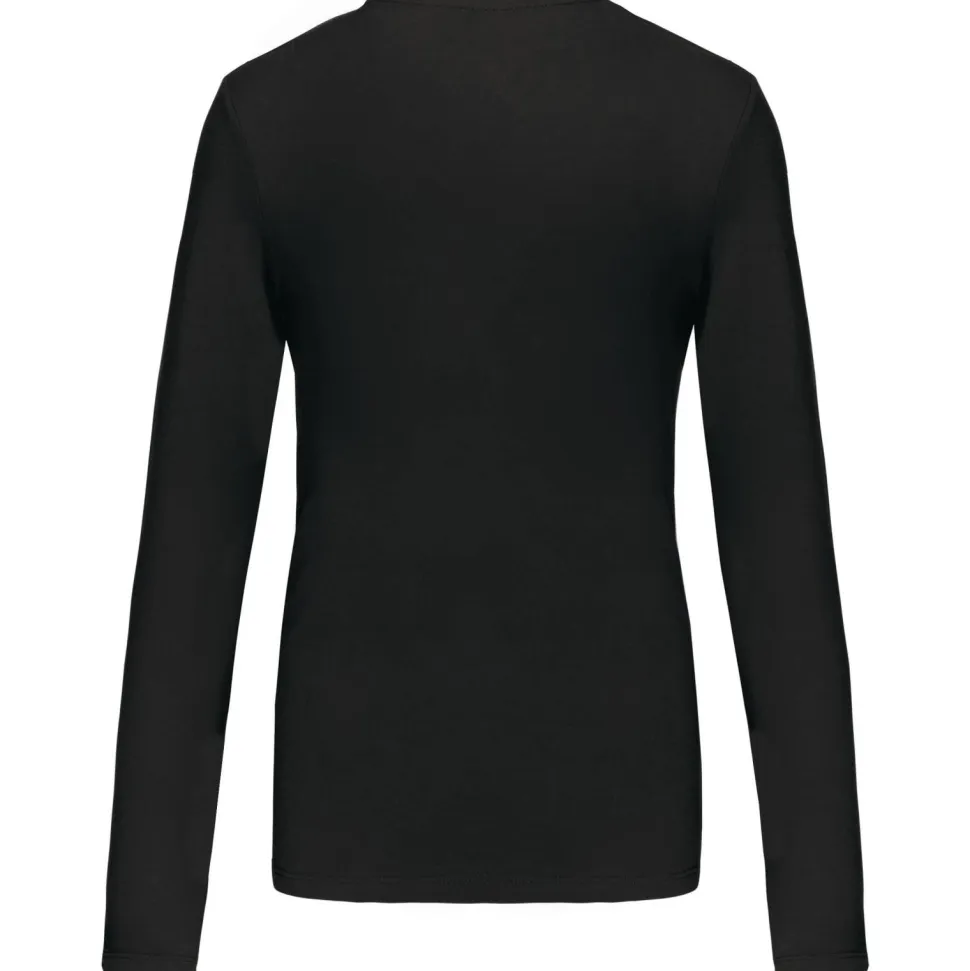 Kariban K382 - T-SHIRT COL V MANCHES LONGUES FEMME