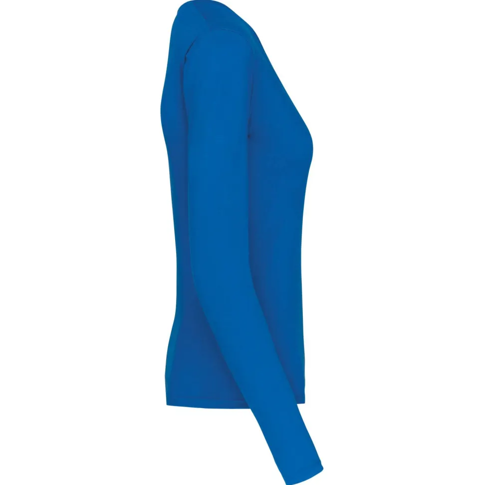 Kariban K382 - T-SHIRT COL V MANCHES LONGUES FEMME