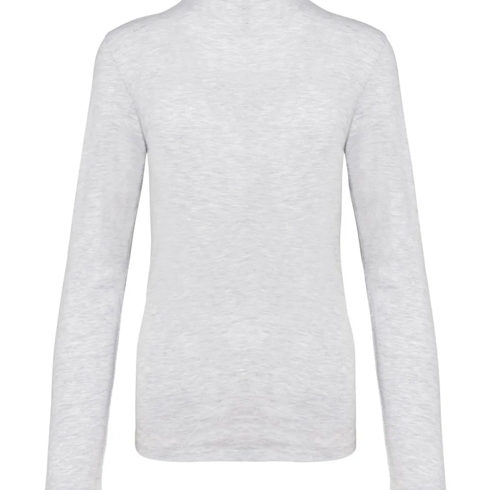 Kariban K382 - T-SHIRT COL V MANCHES LONGUES FEMME