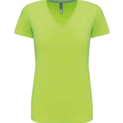 Kariban K381 - T-SHIRT COL V MANCHES COURTES FEMME