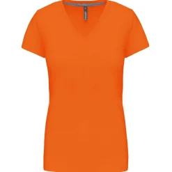 Kariban K381 - T-SHIRT COL V MANCHES COURTES FEMME