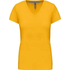 Kariban K381 - T-SHIRT COL V MANCHES COURTES FEMME