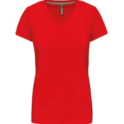 Kariban K381 - T-SHIRT COL V MANCHES COURTES FEMME