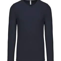 Kariban K358 - T-SHIRT COL V MANCHES LONGUES