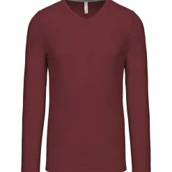 Kariban K358 - T-SHIRT COL V MANCHES LONGUES