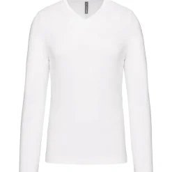 Kariban K358 - T-SHIRT COL V MANCHES LONGUES