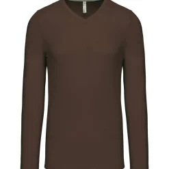 Kariban K358 - T-SHIRT COL V MANCHES LONGUES