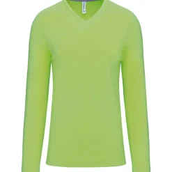 Kariban K358 - T-SHIRT COL V MANCHES LONGUES