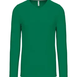 Kariban K358 - T-SHIRT COL V MANCHES LONGUES