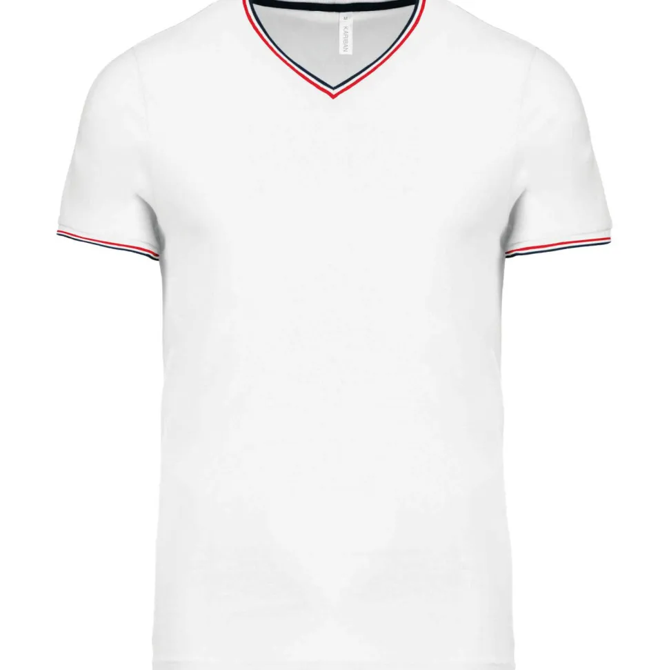 Kariban K374 - T-shirt maille piquée col V homme