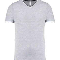 Kariban K374 - T-shirt maille piquée col V homme