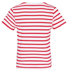 Kariban K379 - T-shirt rayé marin avec poche manches courtes enfant