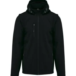 Kariban K422 - Veste Softshell Unisexe à Manches Amovibles et Capuche