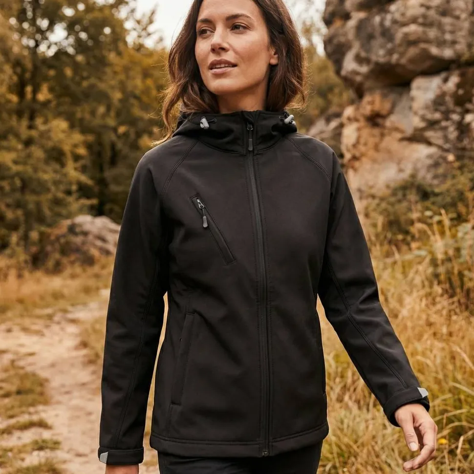 Kariban K414 - VESTE SOFTSHELL À CAPUCHE FEMME