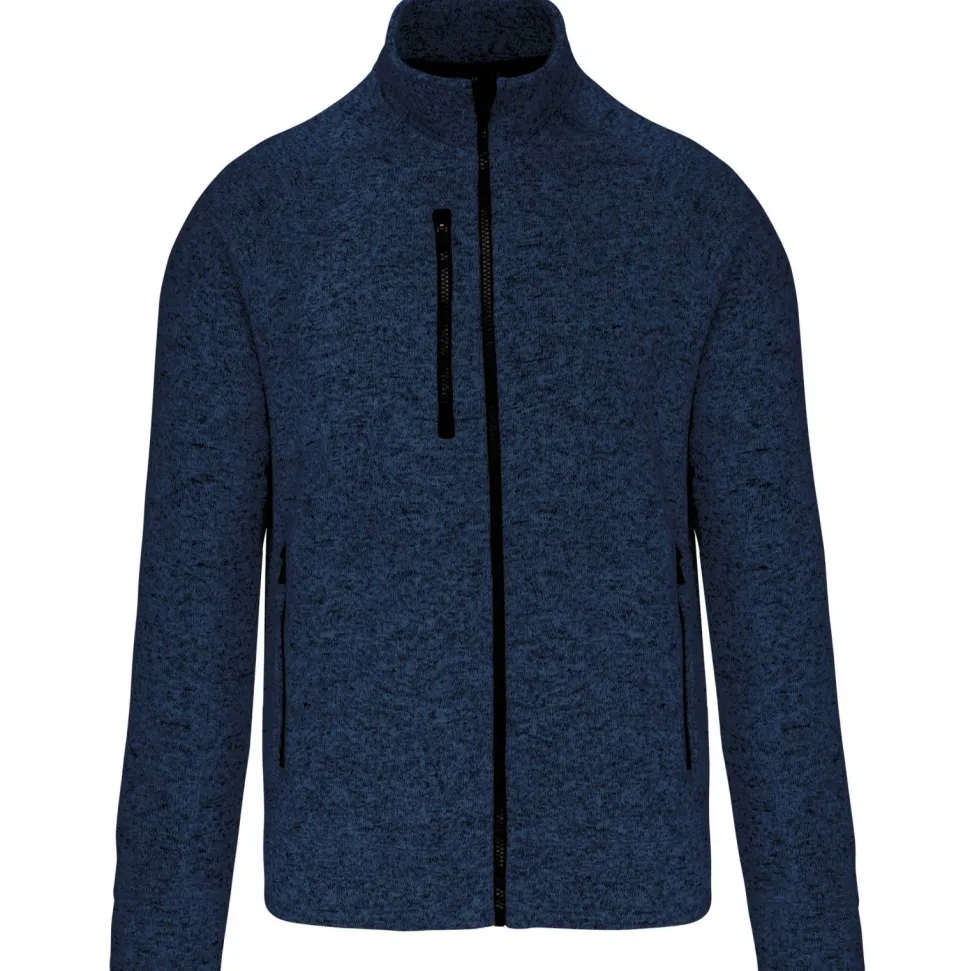 Kariban K9106 - Veste zippée chinée homme