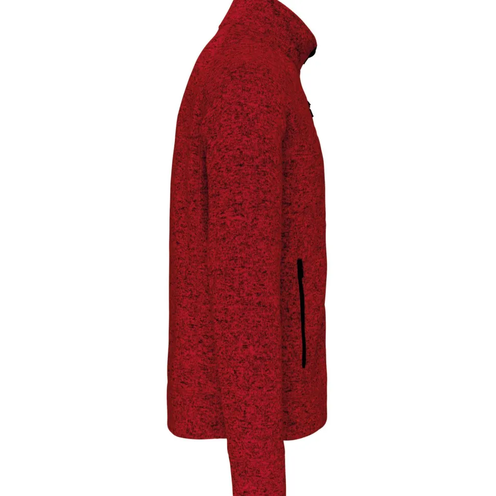 Kariban K9106 - Veste zippée chinée homme